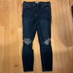 Free People Ripped Skinny Jeans